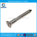 Stainless Steel Slotted Flat Head Wood Screw